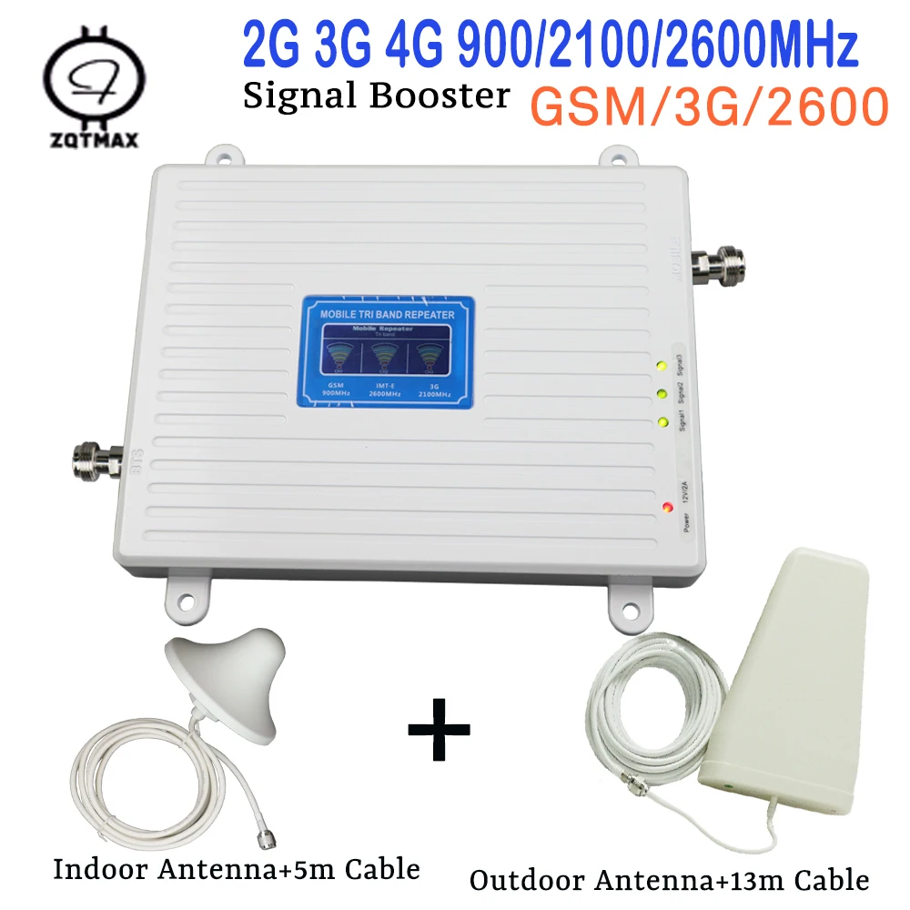 900 2100 2600 tri band repeater gsm 900Mhz UMTS