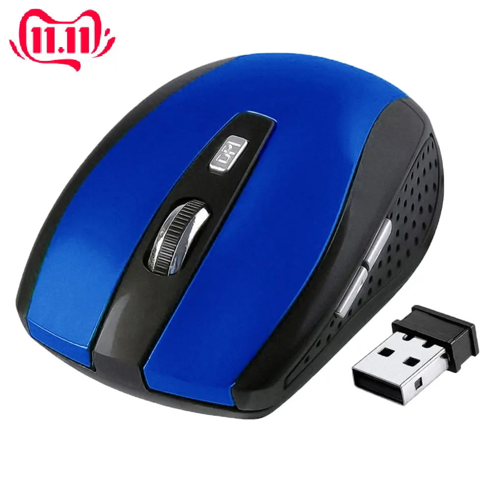 2,4 ГГц 1800 dpi 6 кнопок, беспроводная мини-мышь для настольного компьютера, аксессуары, мыши для геймера, ПК, ноутбука, эргономичная мышь, новинка