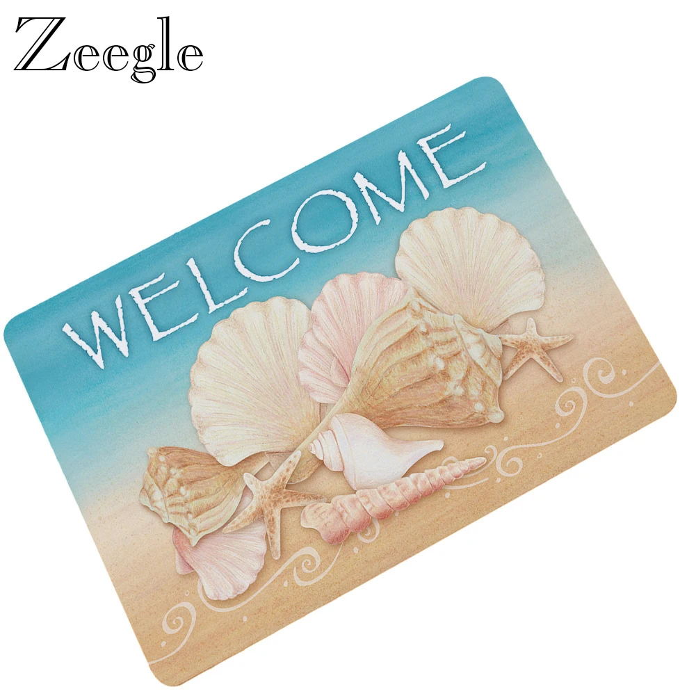 Zeegle Rubber Doormat Home Decoration Non-slip Floor Mat And Kitchen Carpet Thin Mat Floor Home Welcome Rug
