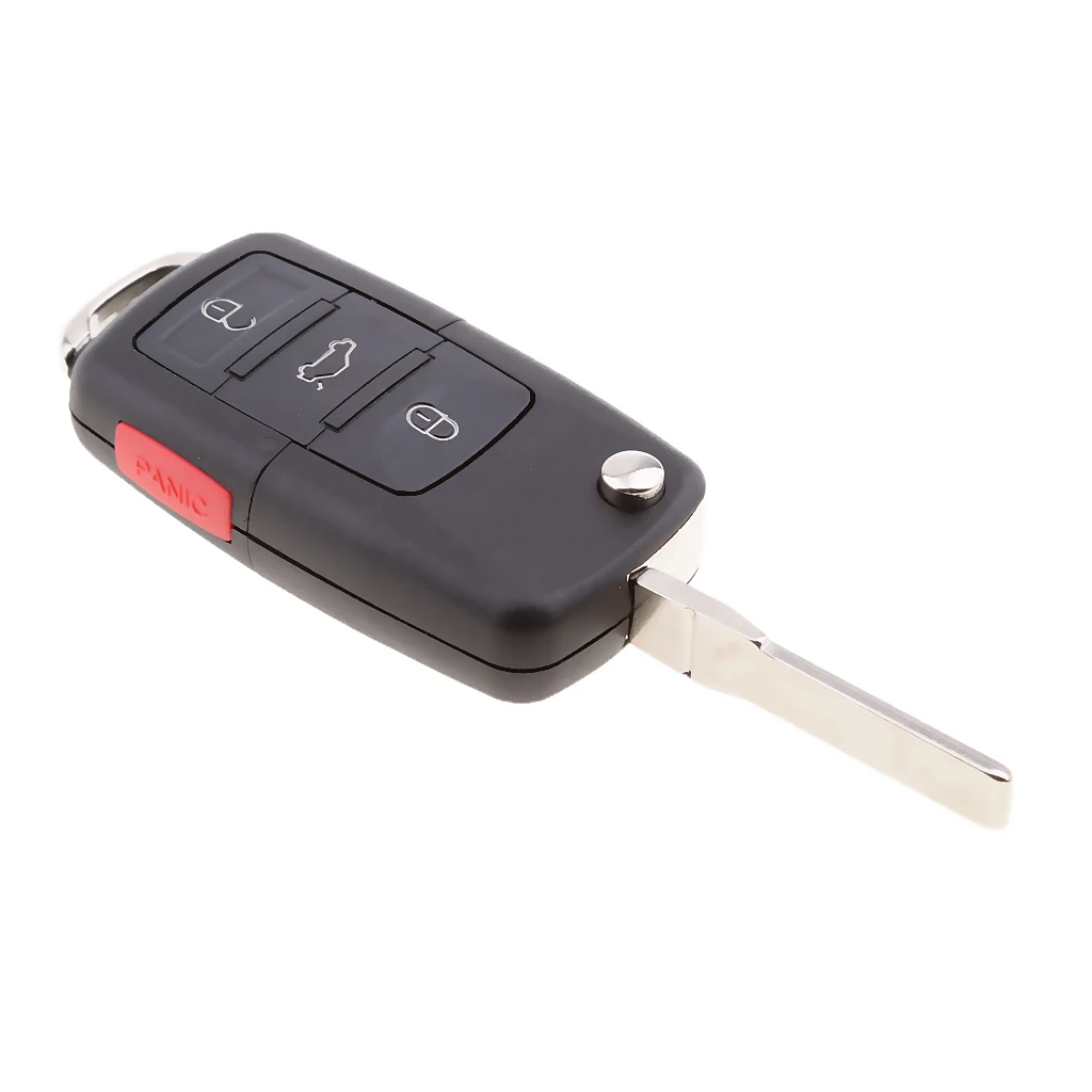 3 Buttons Remote Flip Folding Key for VW Passat 02-05 Golf 02-06 Polo 02-09