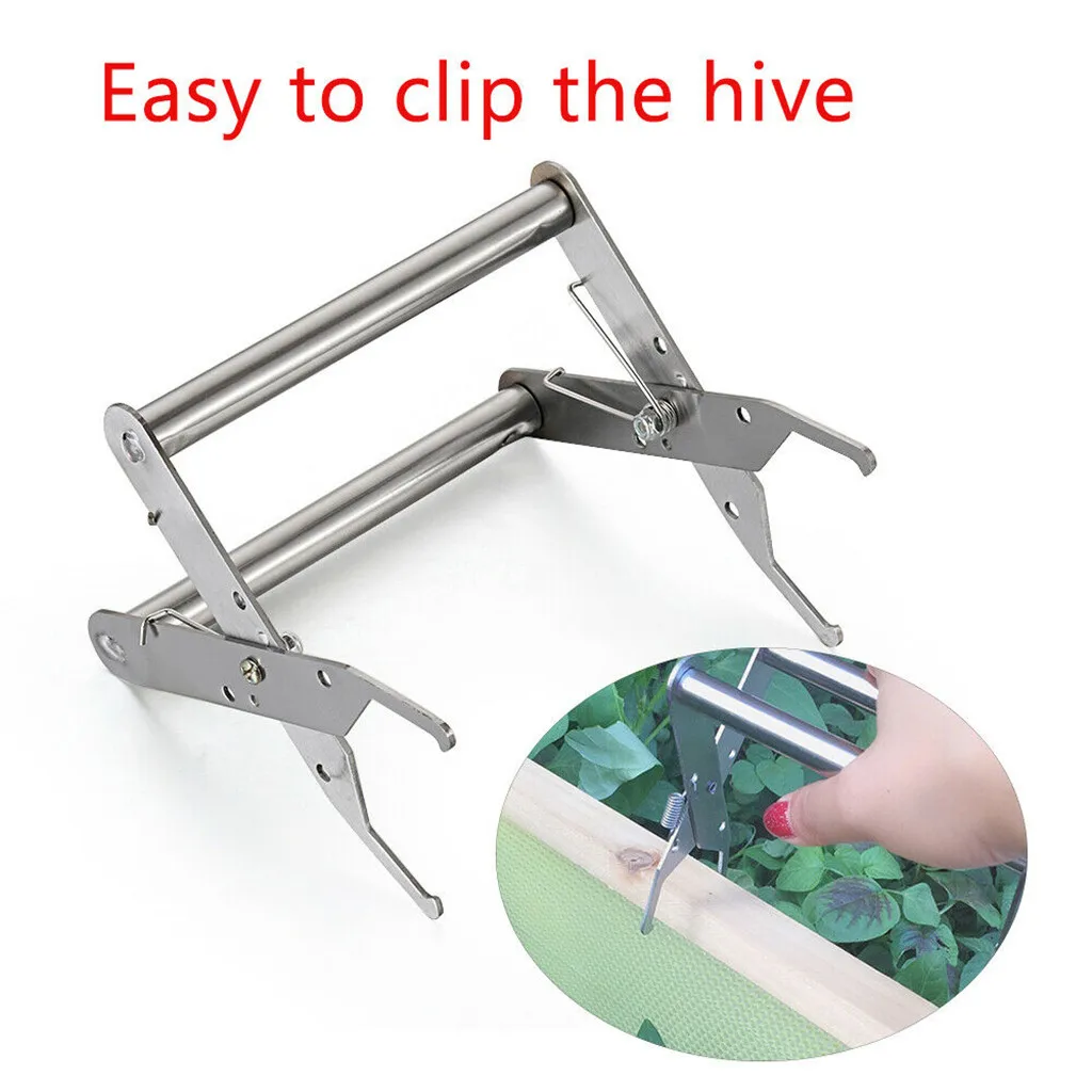 Рамка в виде пчелиного улья держатель сотовой селезенки захват точный улей клип из нержавеющей стали затягивание оборудования для пчеловодства инструменты