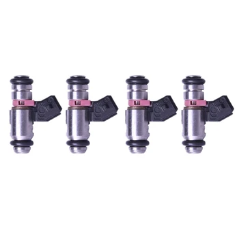 

Set Of 4 Fuel Injector Nozzles for 2000-2019 Peugeot 1.6L 16V, IWP099 8200025248