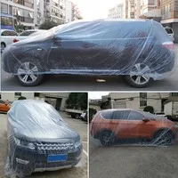 1 шт./Автомобильные Чехлы PE пленка одноразовая Автомобильная крышка Пылезащитная