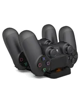 Зарядная станция с двумя USB станция Подставка для PS4 Игровые приставки 4 игровой контроллер ручка Зарядное устройство крейдла для PS 4 контроллера