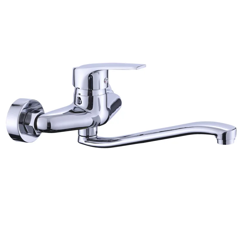 

Wall-in Kitchen Hot And Cold Faucet Heart Chi Phone Body Balcony Laundry Tub Kitchen Sink Faucet Single Handle Rotatable