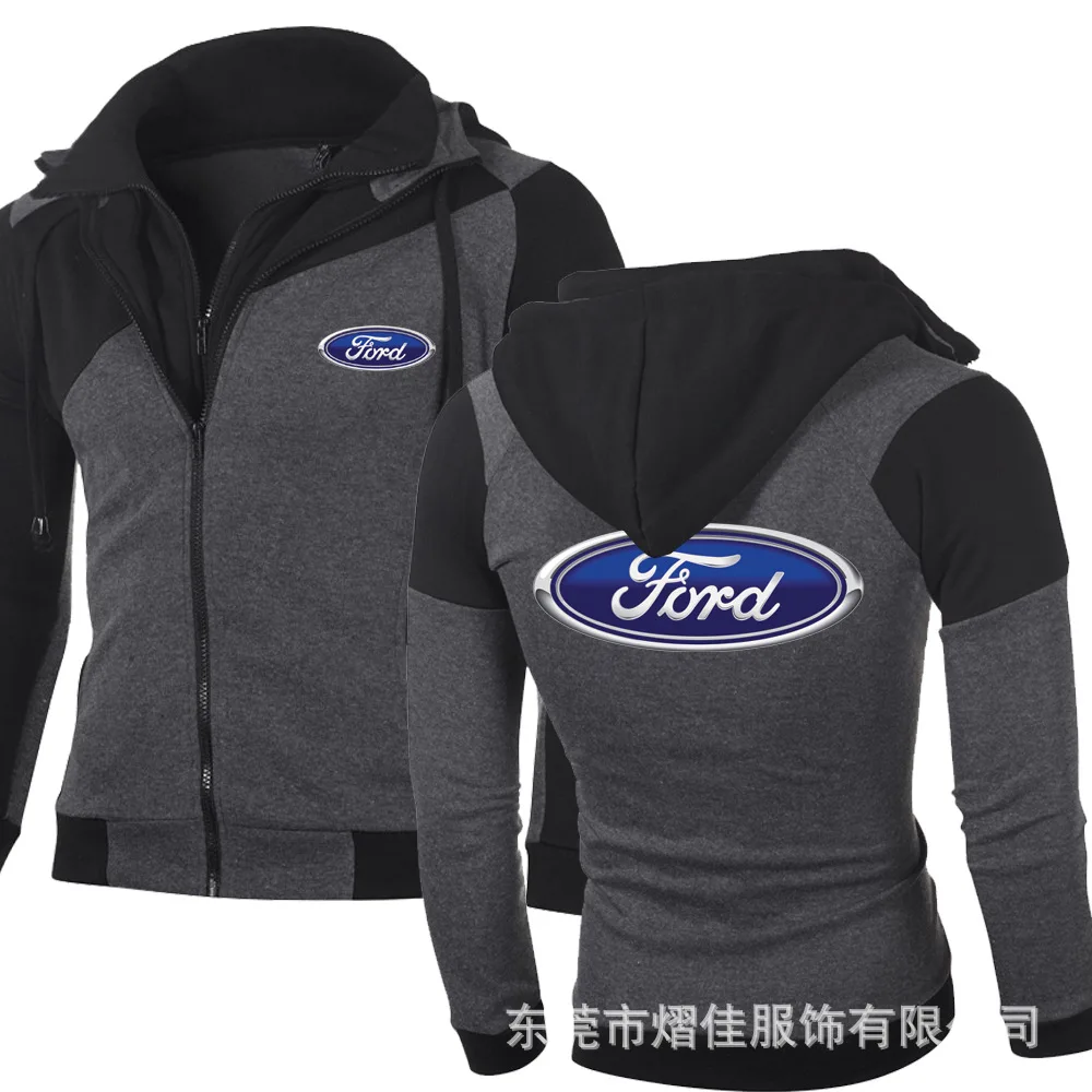 Весенне-осенняя мода для Ford толстовки мужские флисовые светящиеся свитшоты