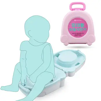 

Children Pot Baby Portable Travel Car Potty Kids Potty Training Toilet Seat Infant Bedpan Comfortable Seat Kids Outside Toilet