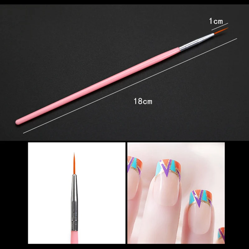 Hot 15pcs Nail Art Brush Pen Decorations Set Tools Professional Painting DIY For Engraving Embossing CNT 66