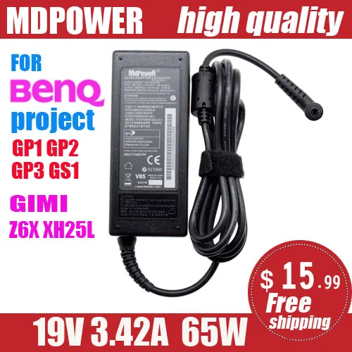 For Benq Projector Joybee 19v 3.42a Ac Adapter Power Supply Charger Gp1 Gp2  Gp3 Gs1 Xgimi Z6x Xh25l Z3 Z6 Z6x Xh05k Xe08f Xh05l - Laptop Adapter -  AliExpress