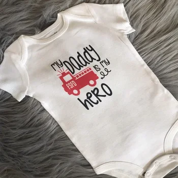

Custom Firefighter baby. Fire daddy. daddys girl bodysuit. i love daddy. daddy is my hero. daddy hero. daddys girl. mommy hero