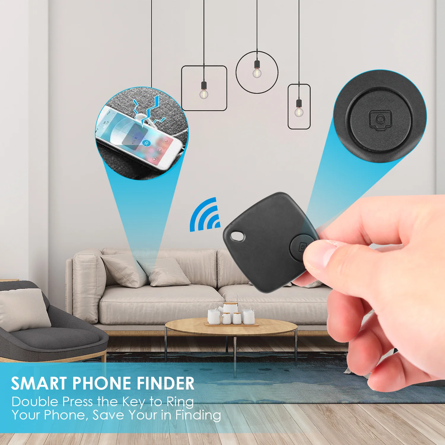 Многофункциональный Смарт Bluetooth Анти потеря трекер сигнализация смарт тег