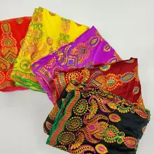 Новое поступление фланелевая Свадебная вышитая кружевная ткань с блестками нигерийская африканская фланелевая кружевная ткань для вечернего платья. WHB8-5 03