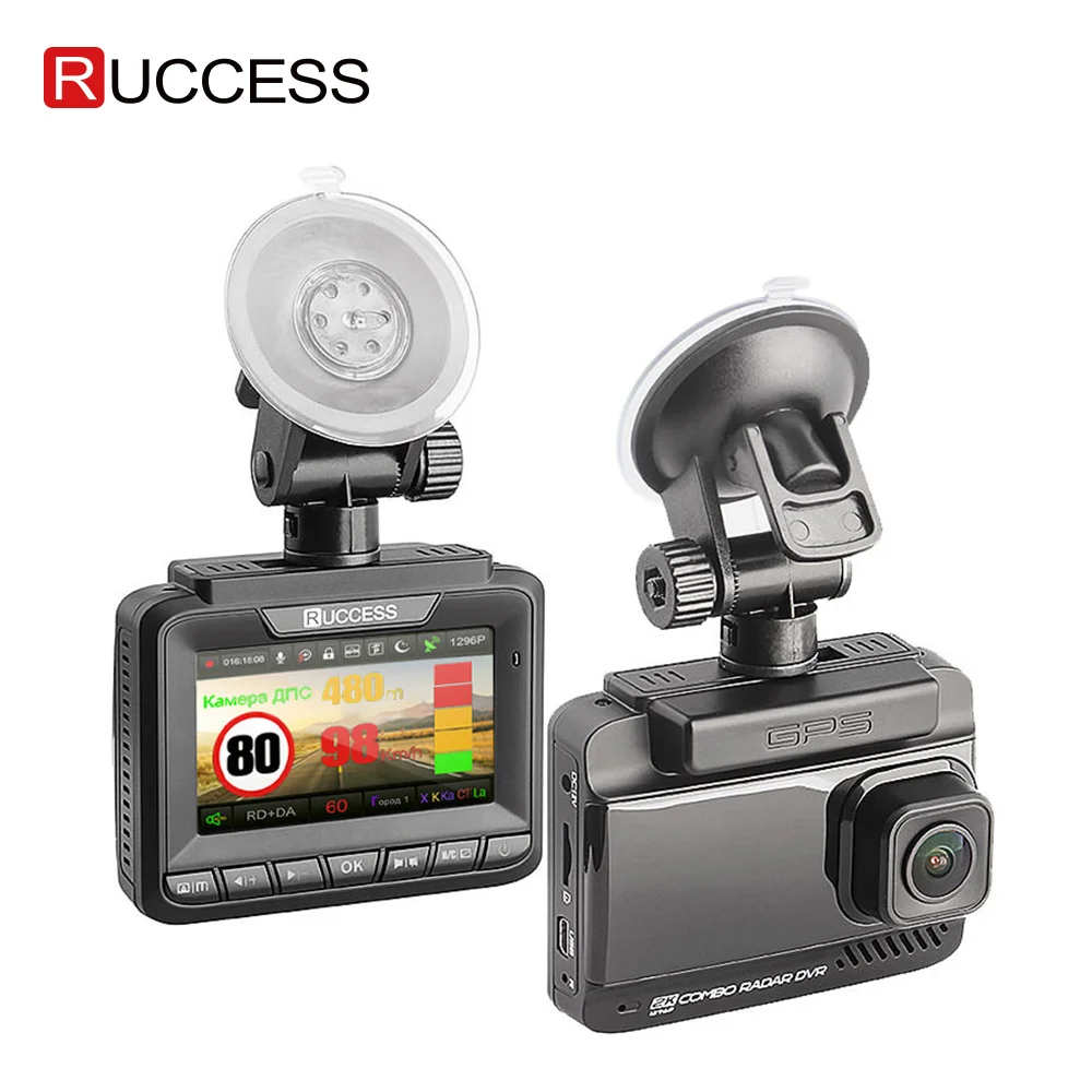 Ruccess радар-детектор s 3 в 1 Full Hd 1080p Автомобильный видеорегистратор с двойным