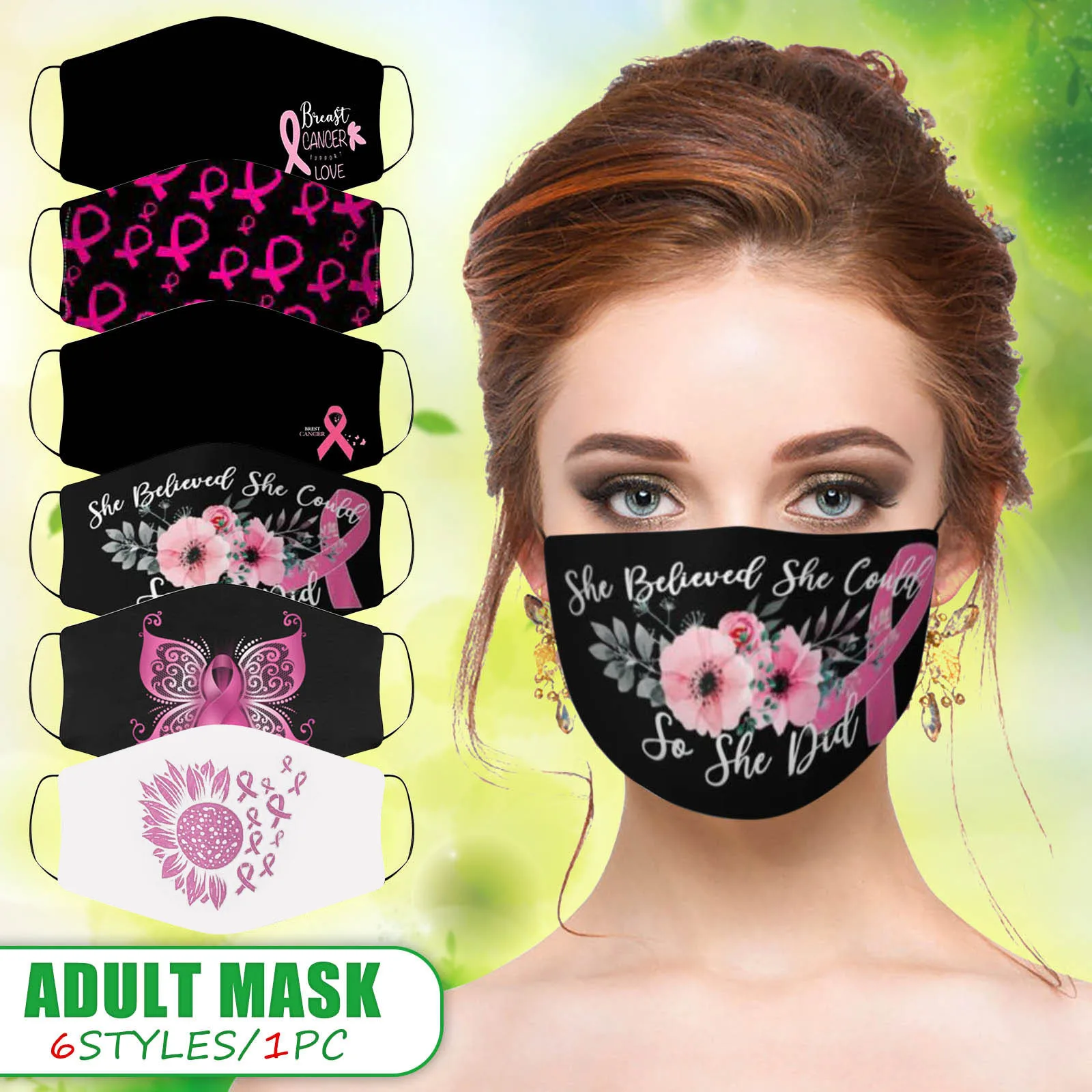 

Fast Delivery Adult Printing Mascarilla reutilizable Windproof Breathable Reusable Washable Masks Bandage Protection du visage