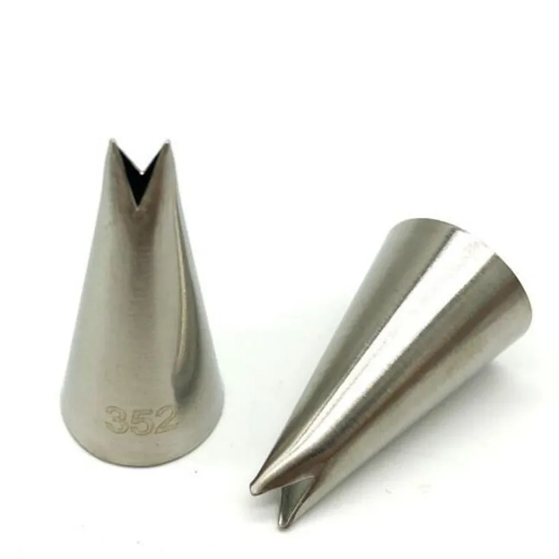 5PCS In Acciaio Inox Foglia Piping Ugello FAI DA TE Biscotto Che Fanno Glassa Piping Ugelli Strumenti di Decorazione Della Torta Pasticceria Fondente Accessori  15