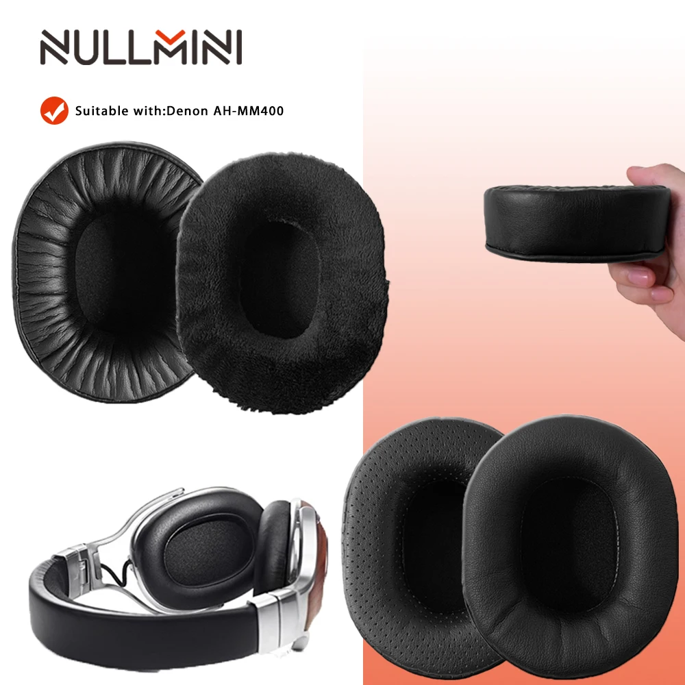 NullMini Replacement Earpads for Denon AH-MM400 Headphones Memory Foam Thicken Leather Sleeve Earphone Earmuff | Электроника