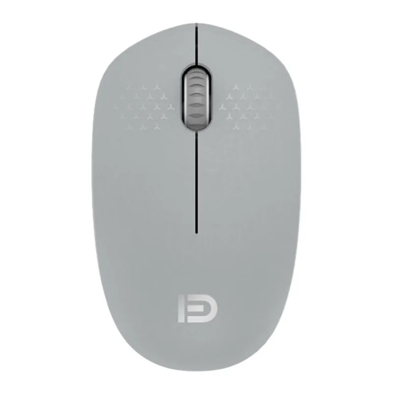 2,4G беспроводная мышь портативная тонкая оптическая мышь для ПК ноутбука эргономичный дизайн с usb-приемником - Цвет: Серый