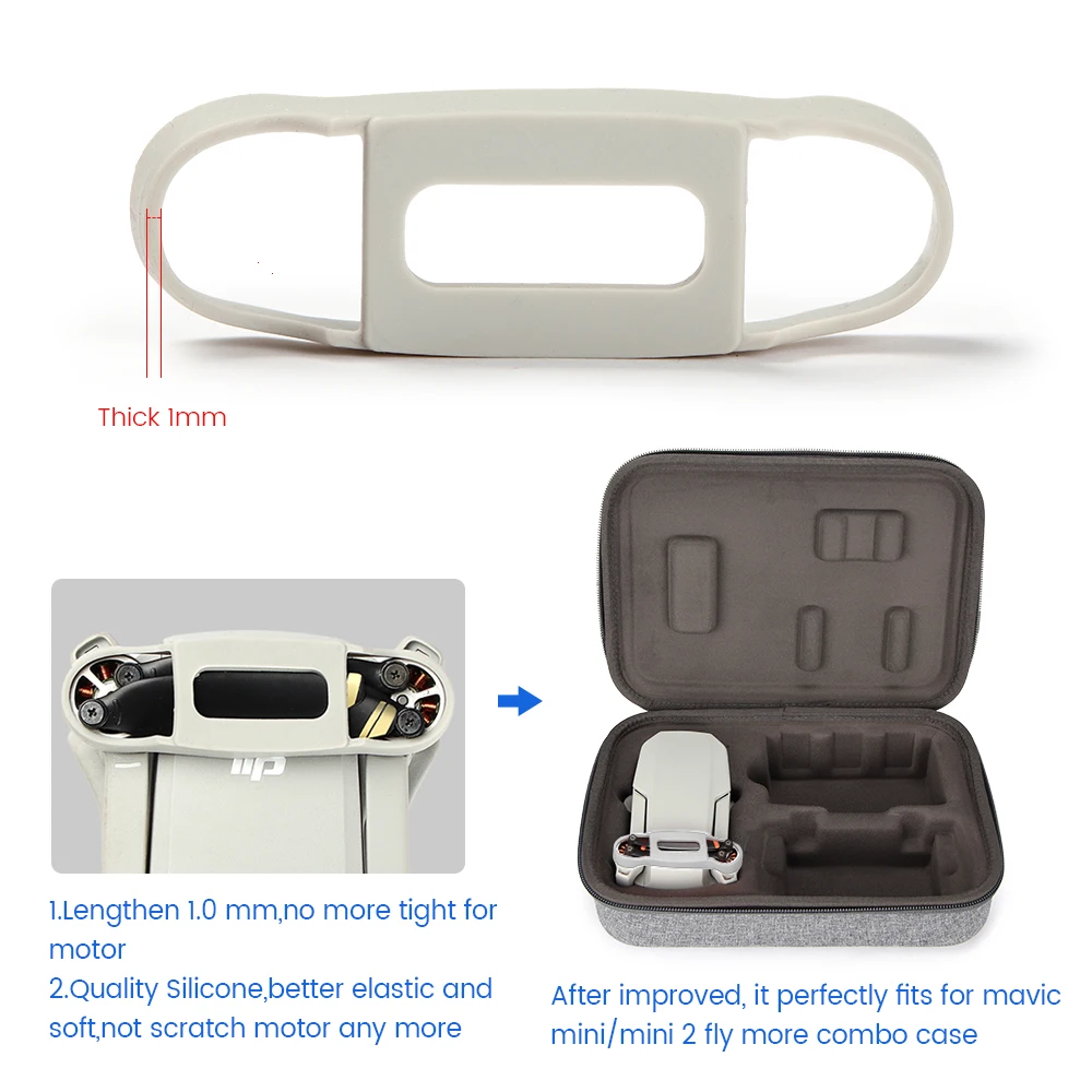 DJI Mini 2 Portable Storage Bag with Propeller Holder Protetive Carrying Case for DJI Mavic Mini / Mini 2 Drone Accessories designer camera bags