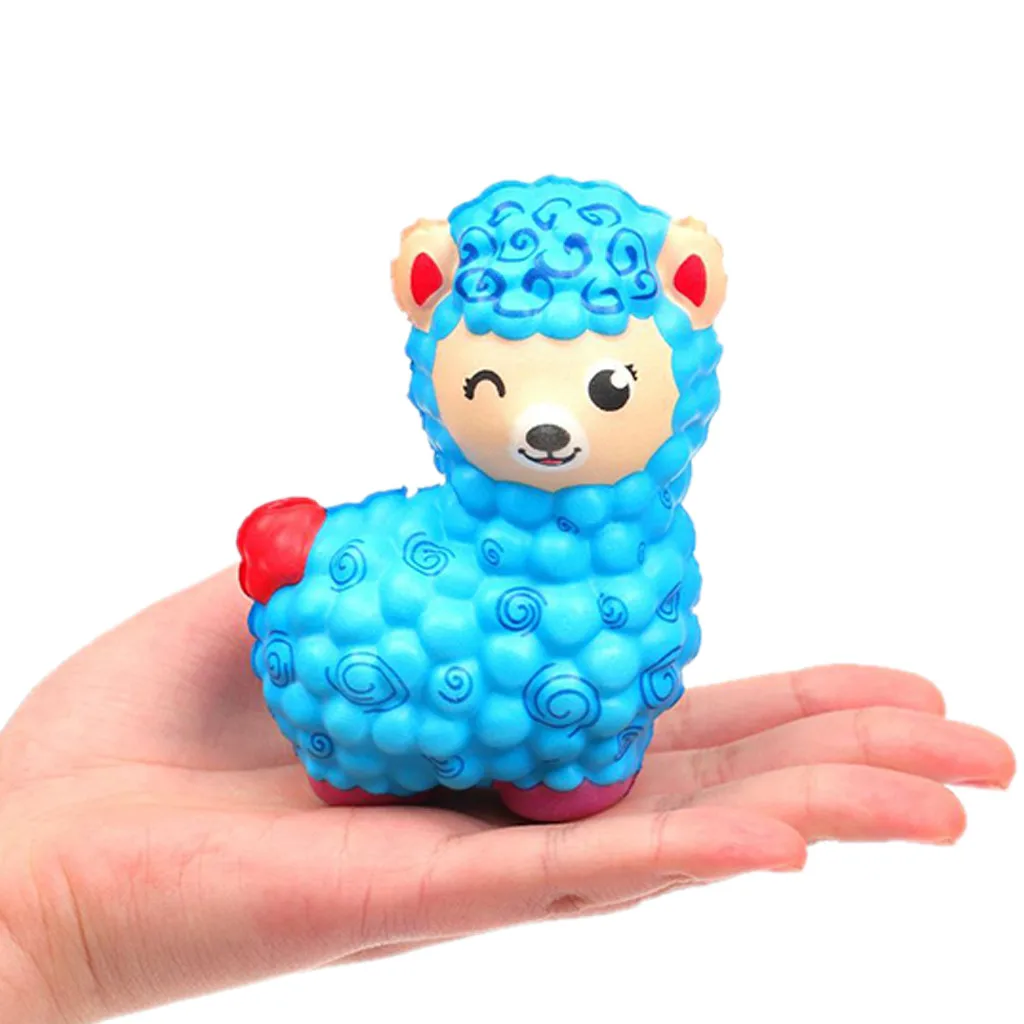 Jumbo овца альпака мягкие куклы милые красочные медленно поднимающиеся игрушки животных Ароматические Изысканный детский подарок