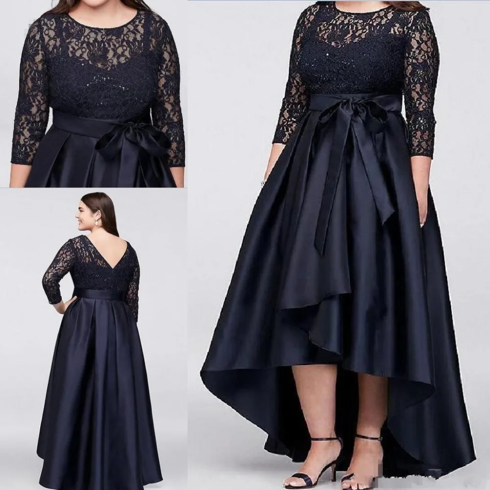 

Beaded Plus Size Mother of the Bride Dresses 2020 vestido de madrinha A Line Vintage Lace Long Sleeves Formal Evening Party Gown