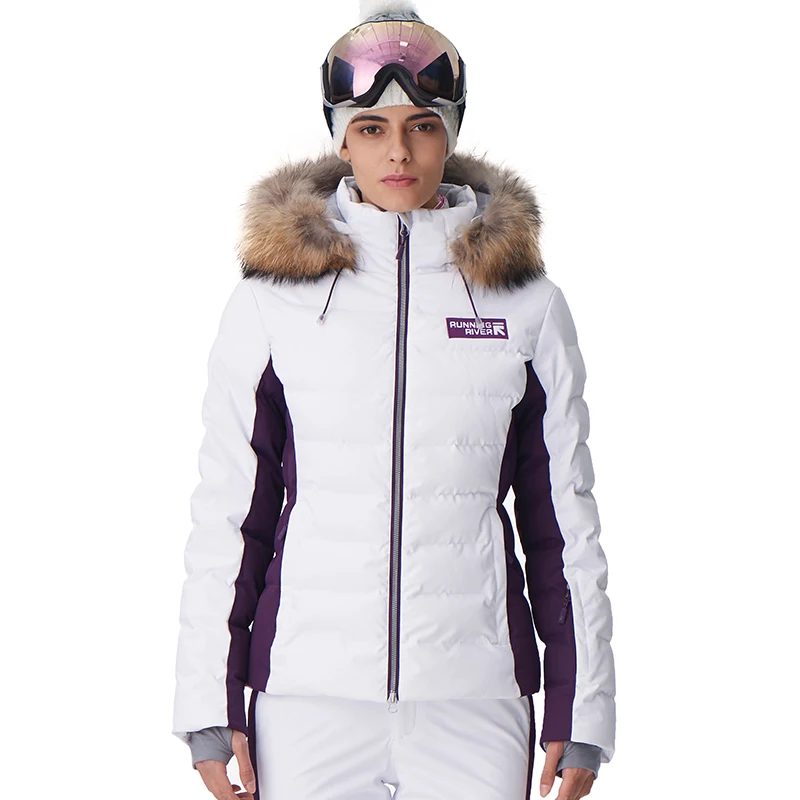 RUNNING RIVER Brand women High Quality Winter Warm thick Hooded Sports Jackets Professional Outdoor ski Jacket#D7151