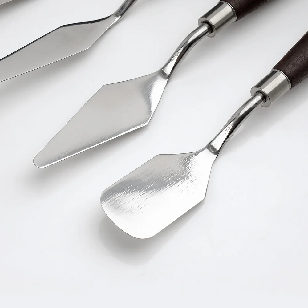5 шт. набор аксессуаров для творчества из нержавеющей стали|painting knife set|painting