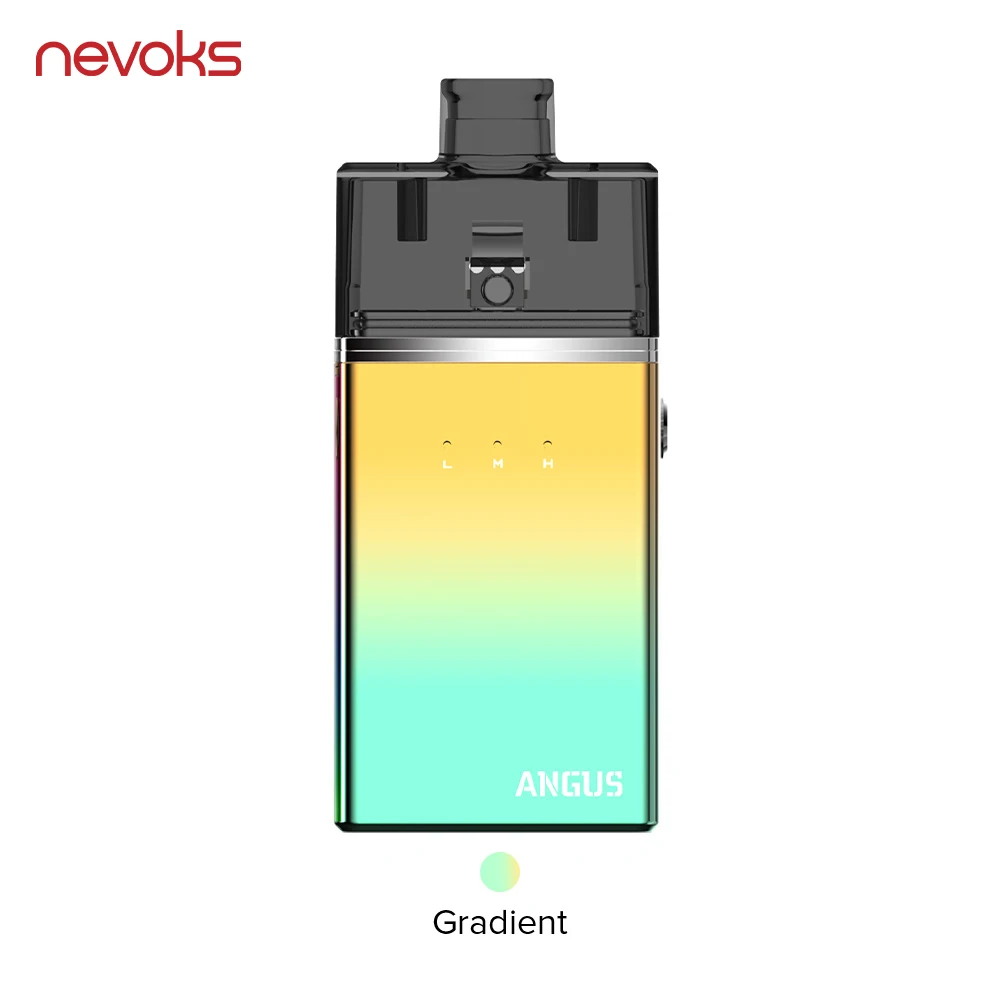 Набор Nevoks Angus RDA vape 1700 мАч встроенный аккумулятор с квадратной сеткой RDA mod pod 60 Вт испаритель vs Vinci X/Drag Nano - Цвет: Gradient