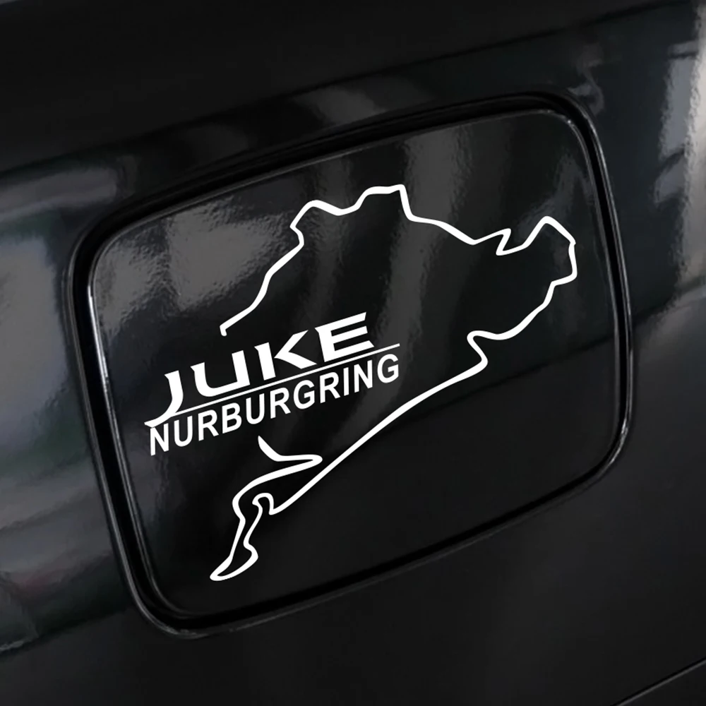 Автомобильные наклейки на крышку топливного бака гоночные для Nissan Juke Trim