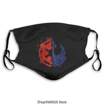 

Choisissez la route du masque hommes Star Wats 100% coton masque masque dessin animé lettres imprimées idées cadeaux plus la tai