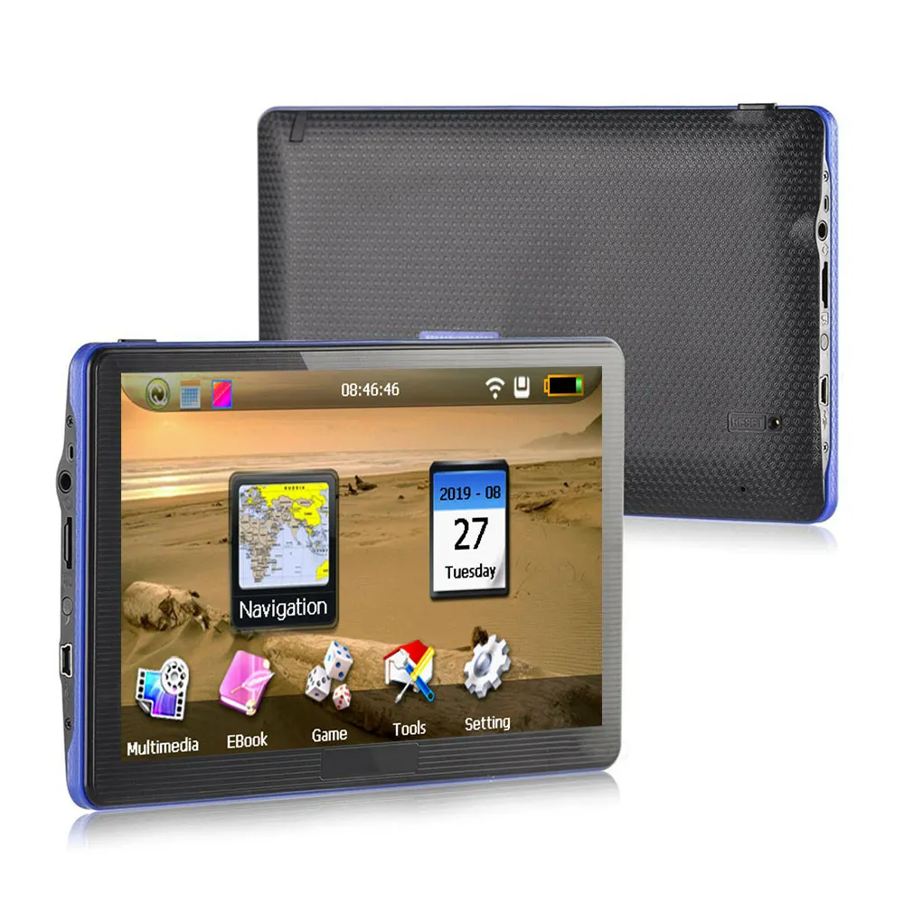 Vehemo 7 дюймов 256 МБ+ 8 г навигатор HD gps Автомобильный gps навигация поддержка для национальных языков практичное голосовое вещание FM излучение