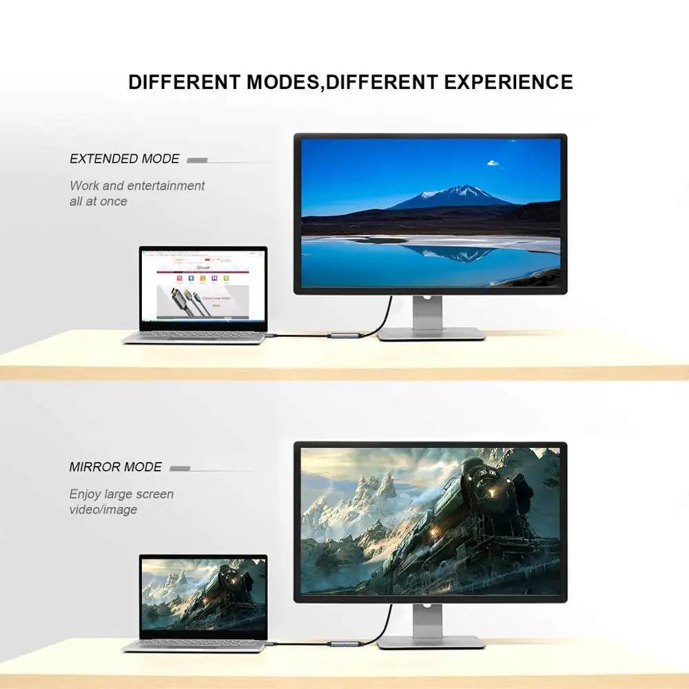 Кабель адаптер USB C DisplayPort 4K @ 60 Гц 3 1 Type Thunderbolt совместимый с женским кабелем DP для