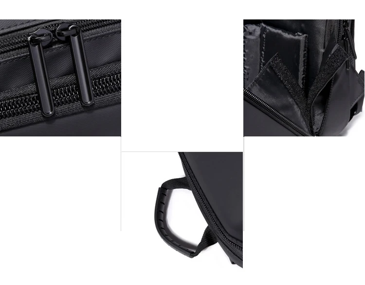 OZUKO, мужской рюкзак, водонепроницаемый рюкзак для ноутбука, три-ди, мужские рюкзаки с геометрическим рисунком, модные школьные сумки, мужская дорожная сумка, Mochila