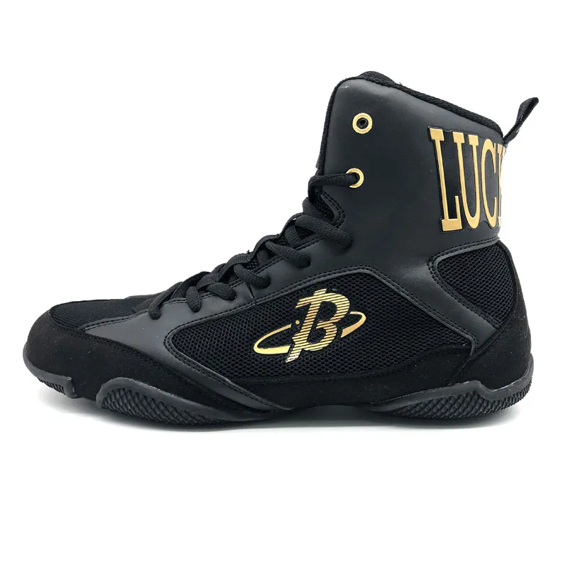 Beste Hoge Kwaliteit Worstelen Schoenen Voor Mannen Training Schoenen Professionele Boksen Schoenen Leer Vrouwen Worstelen Kostuum Schoenen Worstelen