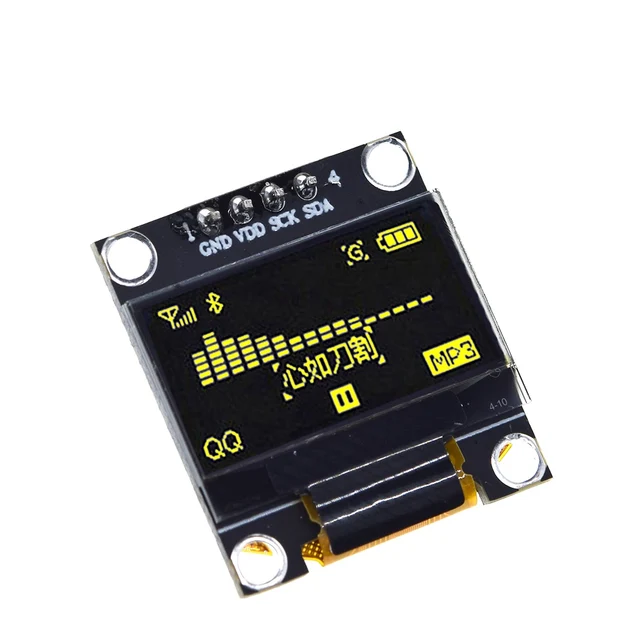 0.96 inch oled 4 pin IIC Serial White OLED Display Module 128X64 I2C SSD1306 12864 LCD Screen Board GND VDD SCK SDA for Arduino - Image 5