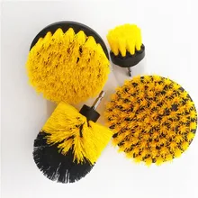 DIY желтый Мощность поломоечных щеток, электрическая дрель щетка Мощность на каждый день набор чистящих средств для ухода за Ванная комната поверхностей дропшиппинг 4 шт./компл