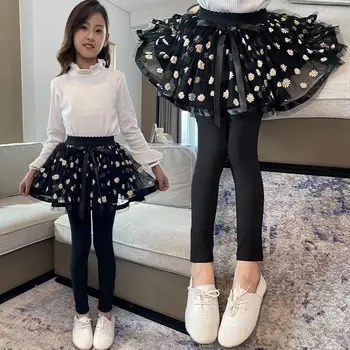 

2021 Autumn Winter Children Warm Toddler Skirt Leggings Thick Pants For Infant Girls Trousers Kids Children Girl Cute Pants D48