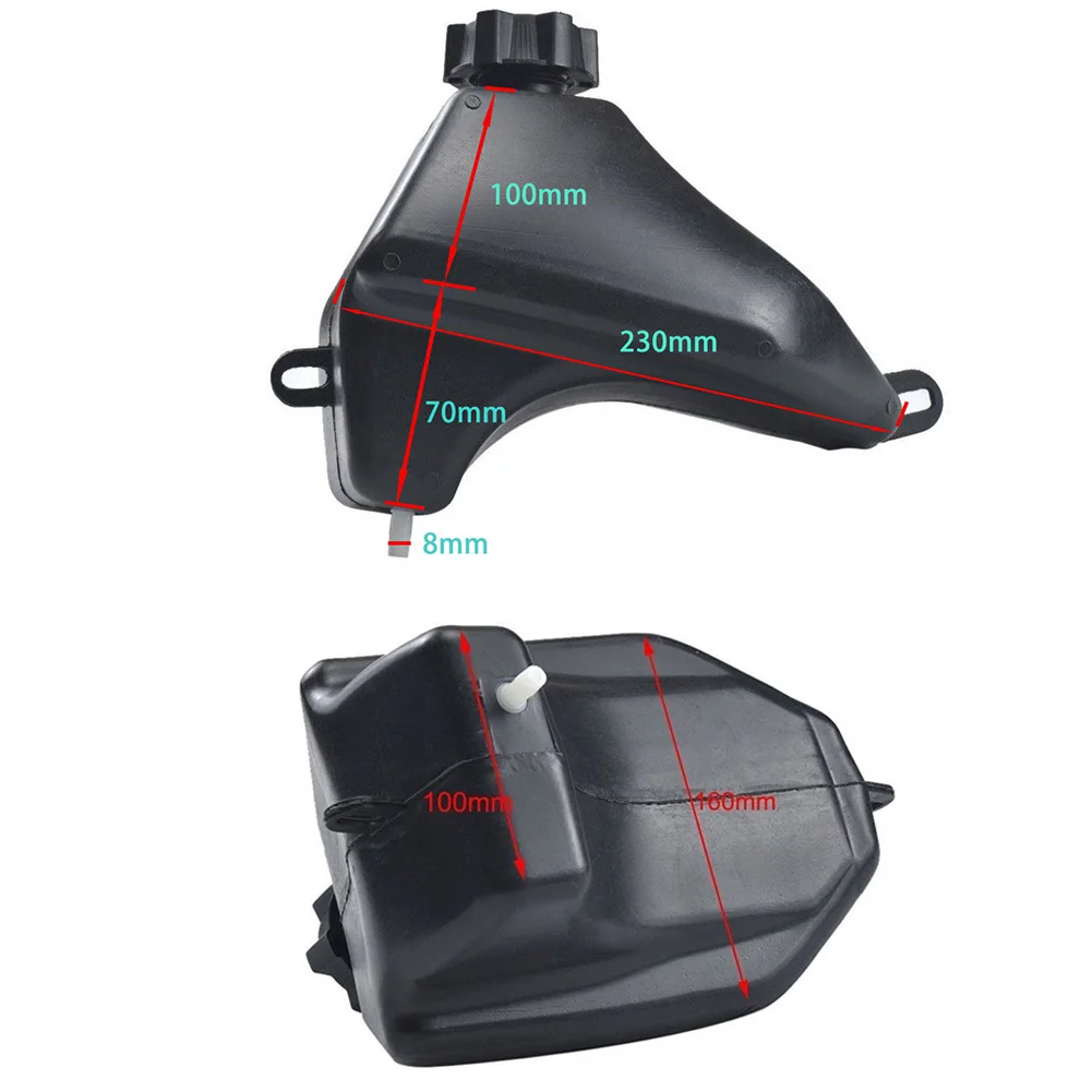 Fuel Petrol With Cap Large Capacity Fuel Tank ATV Accessories 50-125CC Practical Plastic