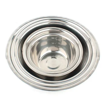 

5pcs Cooking Stainless Steel Lightweight BBQ Travel Camping Stacked Practical Wear Resistant Tableware Bowl Set Outdoor Picnic