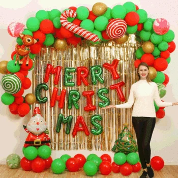 

1 Set Merry Christmas Balloons Christmas Theme Balloon Set Magic Child Birthday Wedding Wall Party Decoration Supplies