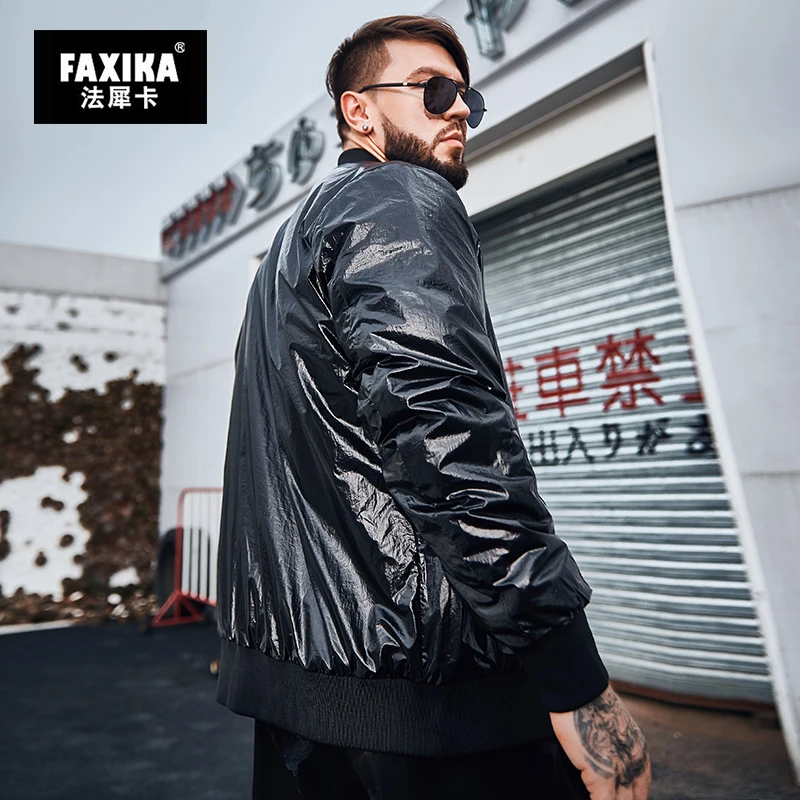 FAXIKA Большие размеры Мужская осень 2019 плюс больше шерстяное пальто и толстая