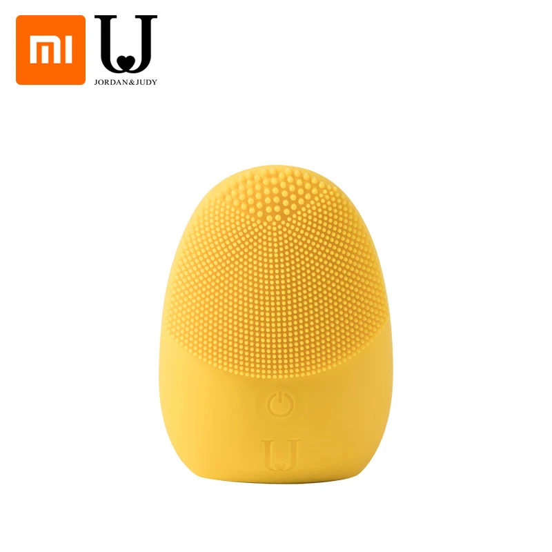 XIAOMI Mijia JORDAN& JUDY Очищающий Инструмент для лица глубокое очищение звуковые очищающие Инструменты для лица IPX6 Водонепроницаемый Массажер для ухода за кожей - Цвет: Yellow