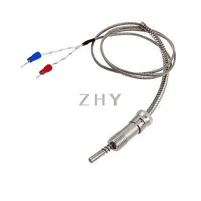 

0-400C Adjustable Compression Spring Bayonet Cap K Type Thermocouple 2M