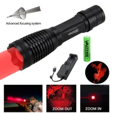 5000LMs масштабируемый охотничий флэш-светильник, белый/красный/зеленый светодиодный Пистолет-оружие, светильник+ винтовка, рейка+ 18650+ переключатель давления+ зарядное устройство