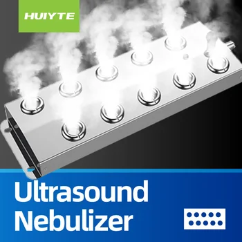 

10 Head Ultrasonic Mist Maker Fogger High Quality Stainless Steel Air Humidifier Greenhouse Aeromist Hydroponics