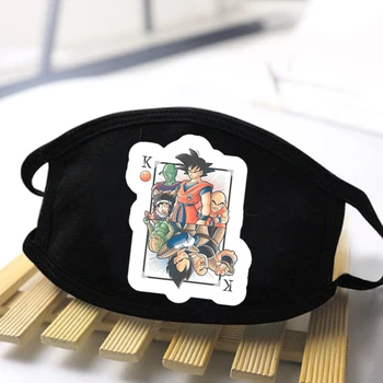 

Dragon Ball Washable Print Face Mask Skin-friendly Polyester Washable Masks Anti Haze Windproof Tops Comfortable Sofe 2020 Masks