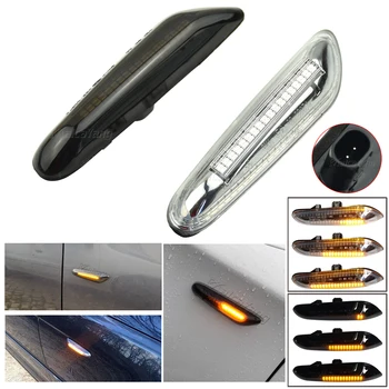 

Dynamic LED Turn Signal Side Marker Light For BMW 1 3 5 serie E46 E60 E61 E81 E82 E87 E88 E90 E91 E92 E93 X1 E84 X3 E83 X5 E53