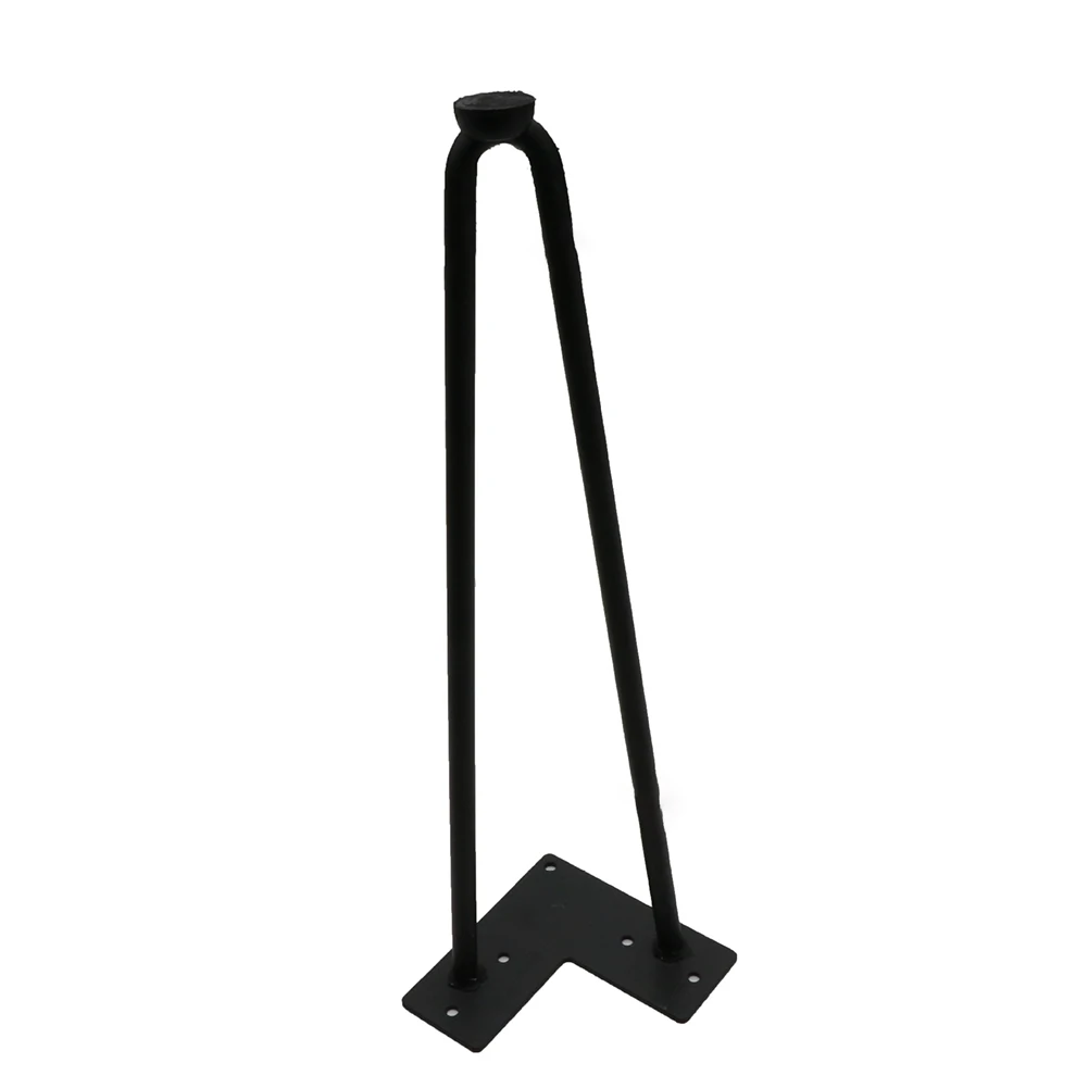 Desk Holder Iron Table Legs Hairpin Support With Screw DIY Protector Feet Chairs