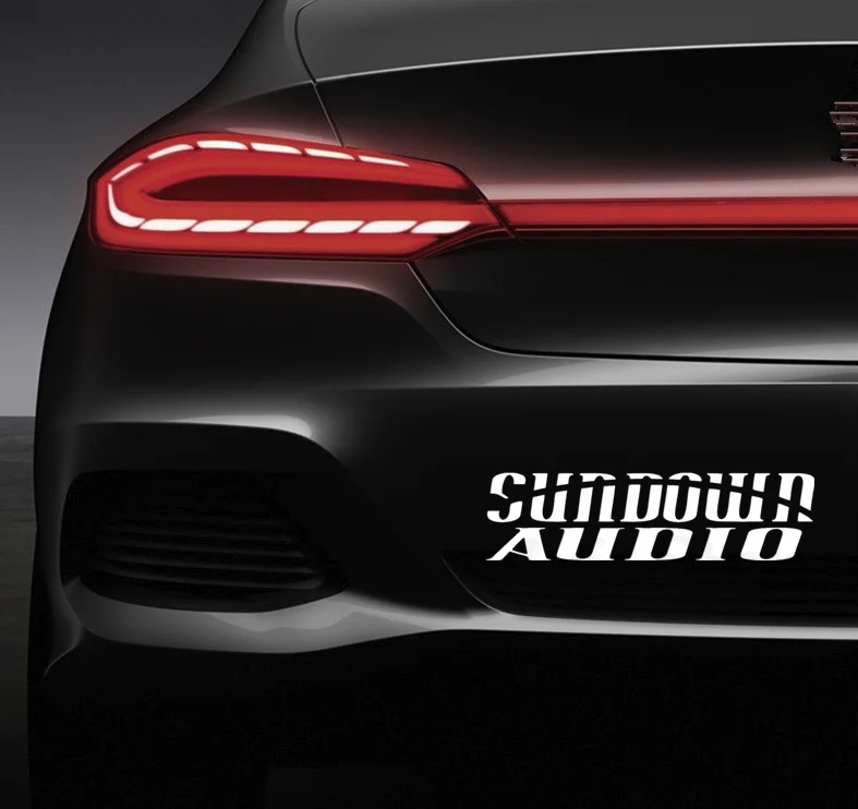10*37.3cm sundown audio car stickers funny car sticker auto decals N499Wall Stickers AliExpress