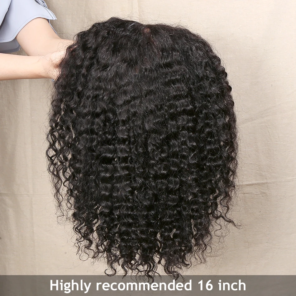 Links 13X4 парики из натуральных волос на кружеве короткие малайзийские кудрявые парики 150% плотность предварительно выщипанные Remy натуральный цвет средний коэффициент