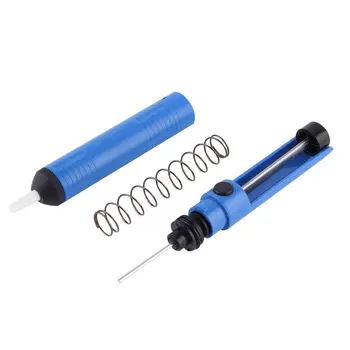 

Blue Antistatic Solder Sucker Desoldering Pump Tool Removal Vacuum Soldering Iron Tin Desolder for PCB Electronic Device
